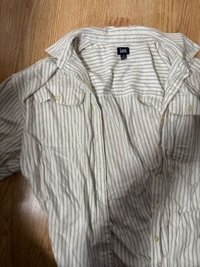 Lee oversized striped shirt